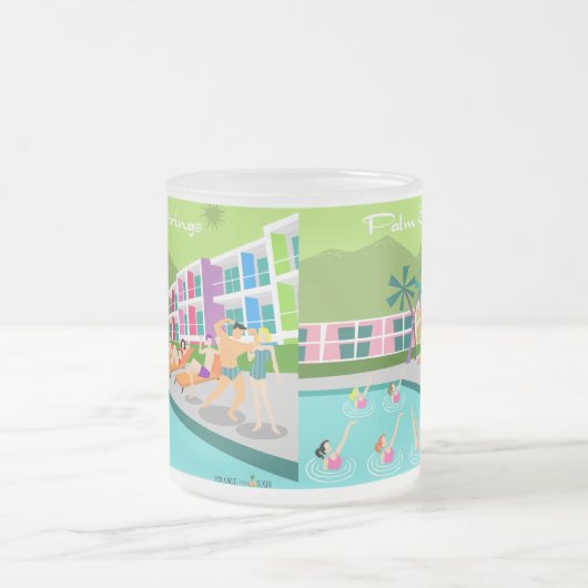 Retro Palm Springs Hotel Mug (Centre)