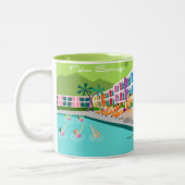 Retro Palm Springs Hotel Mug (Gauche)