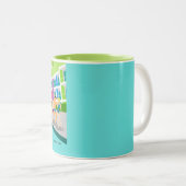 Retro Palm Springs Hotel Mug (Devant droit)