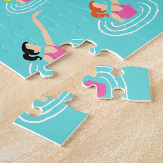 Retro Palm Springs Hotel Puzzle (Côté)