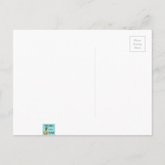 Retro Palm Springs House Adreswijziging Kaart (Achterkant)