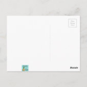 Retro Palm Springs House Briefkaart (Achterkant)