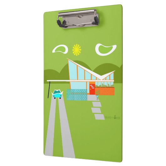 Retro Palm Springs House Klembord (Links)