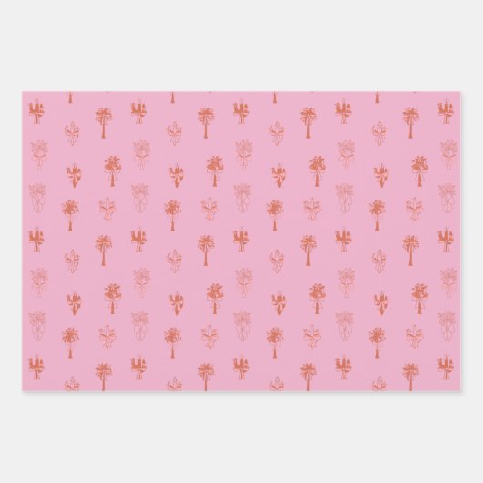Retro Palm Springs Wrapping Paper Set 1 (Voorkant 2)