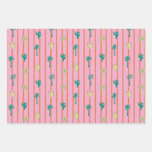 Retro Palm Springs Wrapping Paper Set 2 (Voorkant 2)