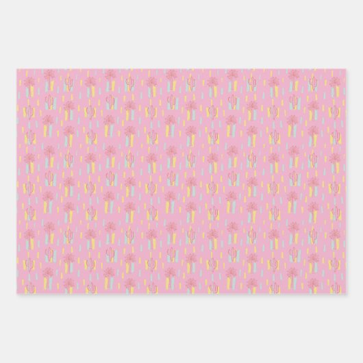 Retro Palm Springs Wrapping Paper Set 3 (Voorkant 2)