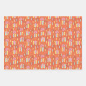Retro Palm Springs Wrapping Paper Set 4  (Voorkant 3)