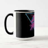 Retro Palm Trees Logo Mok (Links)