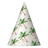 Retro Palmboom Kerstmis in juli Zomerfeest Feesthoedjes (Links)