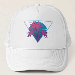 Retro Palmboom Logo Trucker Pet