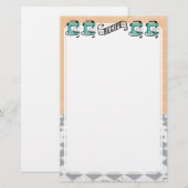 Rétro papeterie en bon état de carte de recette de (Devant / Derrière)