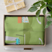 Rétro papier de soie de soie de Chambre de Palm (Cadeau)