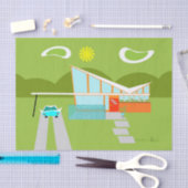 Rétro papier de soie de soie de Chambre de Palm (Artisanat)