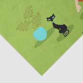 Rétro papier de soie de soie de femme de lecture (Détail)