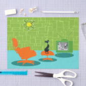 Rétro papier de soie de soie de Kitty d'âge (Artisanat)