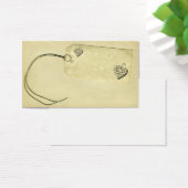 Retro Papier Prijs Label Visitekaartje (Bureau)