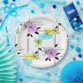 Retro. Papieren Bordje (Feest)