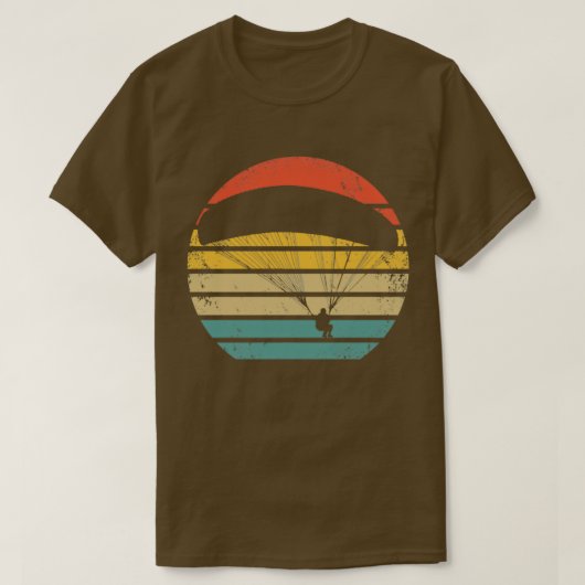 Retro Paragliding Pilot Gift I  Para Glider T-shirt (Design voorkant)