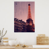 Retro Paris - Altijd een goed idee - Poster (Keuken)