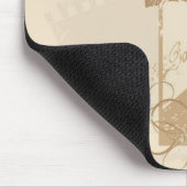 Retro Paris Mousepad Muismat (Hoek)