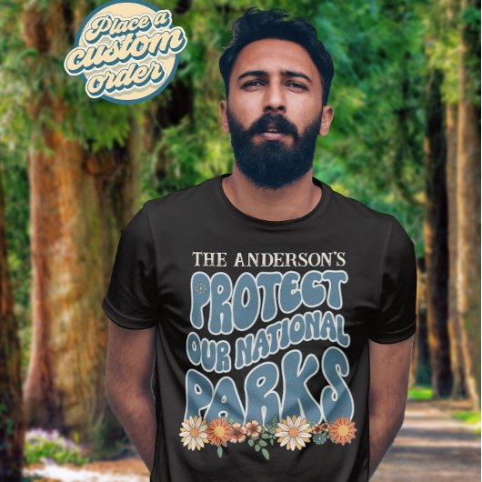 Retro Park Protector groovy boho cadeau T-shirt