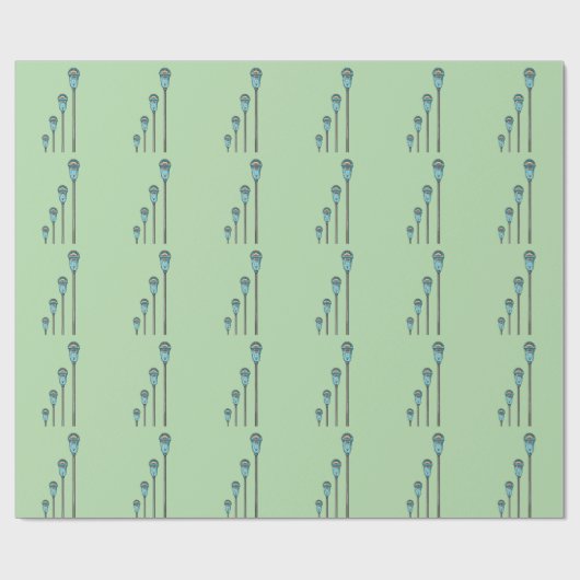 Retro parkeermeter cadeaupapier (Vlak)