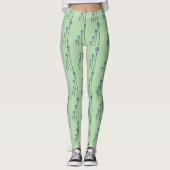 Retro parkeermeter leggings (Voorkant)
