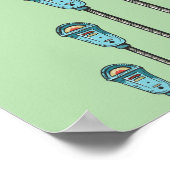 Retro parking meter poster (Hoek)