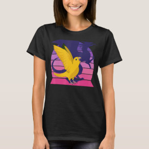 Retro Parrot I Dragon I Screaming Queen of Beieren T-shirt