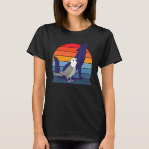 Retro Parrot I Howling Wolf I Screaming Gray Cocka T-shirt