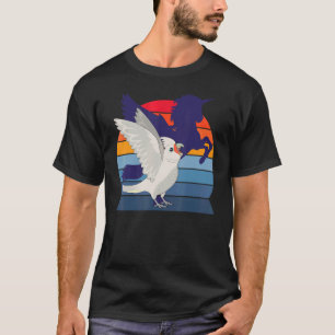 Retro Parrot I Winged Unicorn I Screaming Goffin's T-shirt