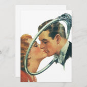 Rétro partie vide vintage de faire-part de (Devant / Derrière)