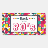  retro partij spandoek (Horizontaal)