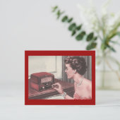 Retro Party Retourner le temps et invitation à la (Debout devant)