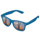 Retro Party Shades Cactus Desert Sunbril Retro Zonnebril (Gekanteld)