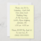 Retro Party Shopping Grocery Cart Invitation compl (Dos)