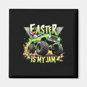 Retro Pasen Is Mijn Jam Monstertruck Offroad Pret Magneet