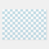 Retro Pastel Checkered Pattern Inpakpapier Vel (Voorkant 3)