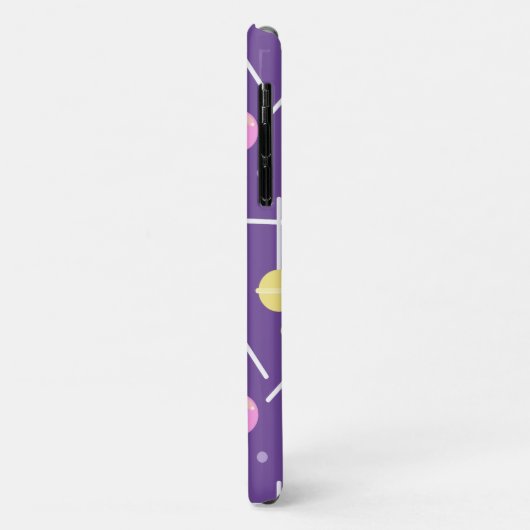 Retro Pastel gekleurd Snoep Lollipops Paars Case-Mate iPhone Case (Achterkant/links)