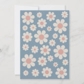 Retro Pastel Graduation Party Kaart (Achterkant)