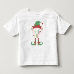 Retro Pastel Kerstmis Kleine elf Kinder Shirts