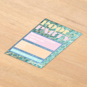 Retro Pastel Pool Party Invitation (Poser)