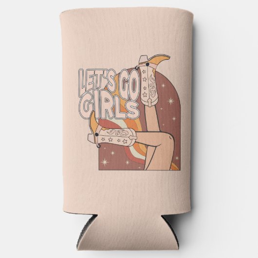 Retro Pastel Roze Rodeo Bachelorette Bruid (Voorkant)