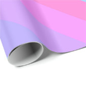 Retro Pastel Stripes Trendy Cadeaupapier (Rol Hoek)
