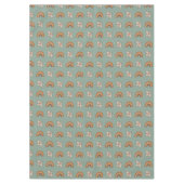 Retro Pastel Tablecloth 70s Groovy Earthy Vibes Tafelkleed (Voorkant)