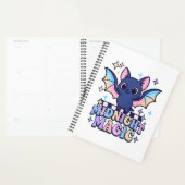 Retro Pastelcore Cute Halloween Bat & Checkerboard (Devant avec enveloppe)