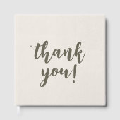 Retro Pastelkleur Daisy Wedding Gastenboek (Voorkant)