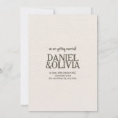 Retro Pastelkleur Daisy Wedding Save The Date (Achterkant)