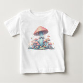Retro pastelpaddenstoelen design met zachte kleure (Voorkant)