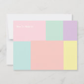 Retro pastelrecept Kaart (Achterkant)